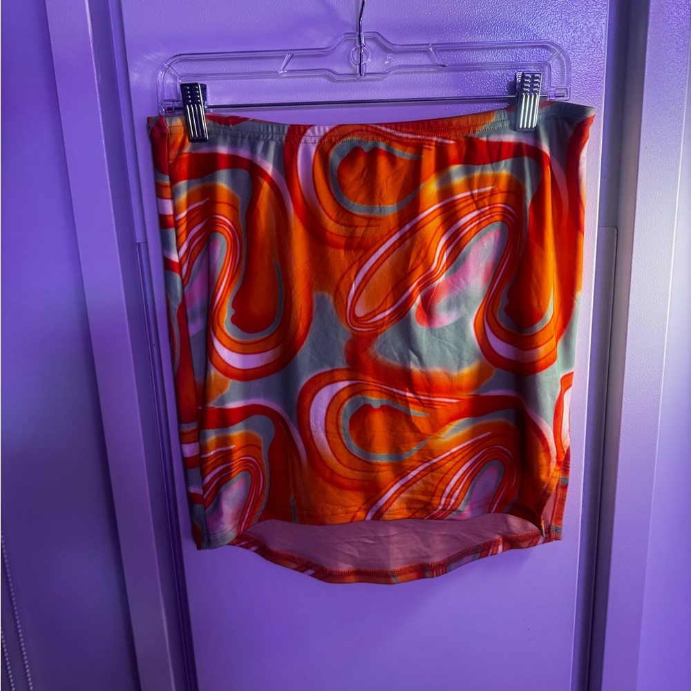 Colorful Splitted Skirt